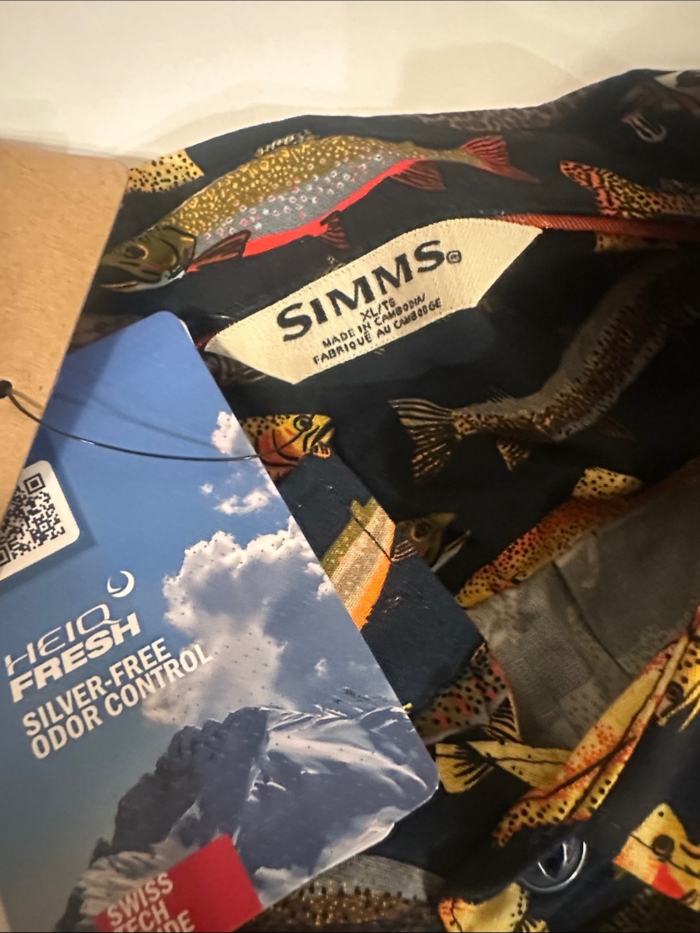 SIMMS M'S TAILOUT SS SHIRT - NATURAL - Picture 4 of 7